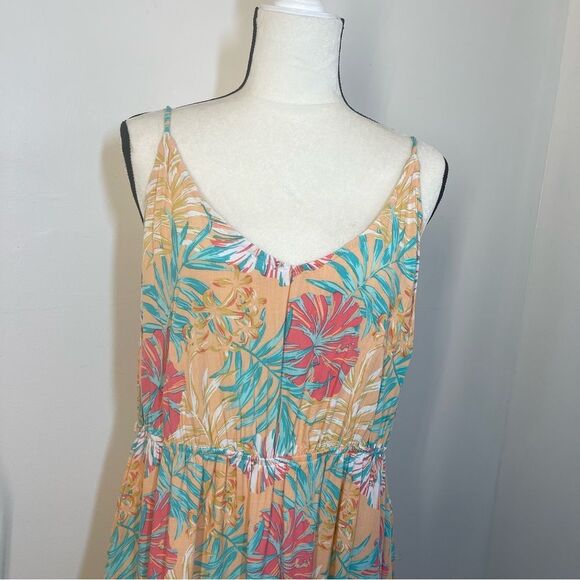 Hurly Tank Top Floral Spaghetti Strap Mini Dress Size Extra Large - Picture 4 of 15